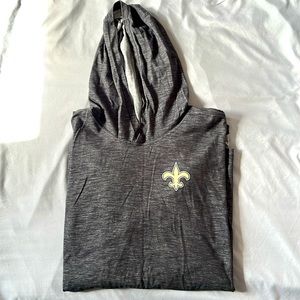 Saints Nike dri-fit light weight hoodie